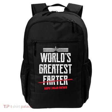 World's Greatest Farter Oops I Mean Father Backpack