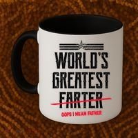 World's Greatest Farter Oops I Mean Father Coffee Mug thumb 2