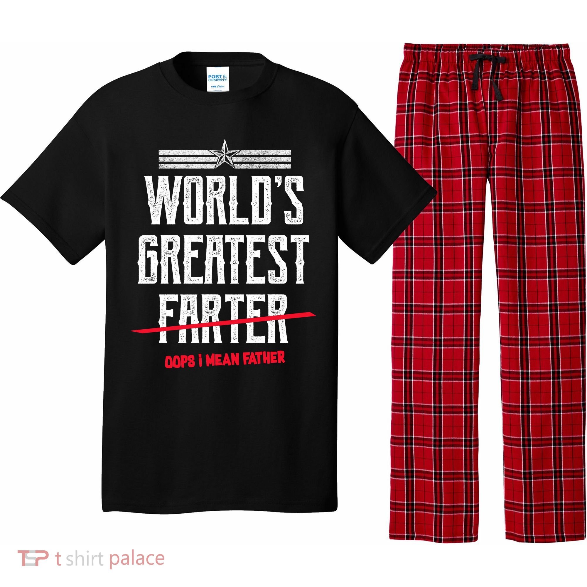 World's Greatest Farter Oops I Mean Father Pajama Set