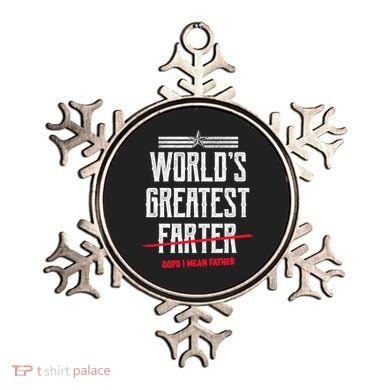 World's Greatest Farter Oops I Mean Father Ornament