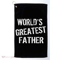 World's Greatest father Golf Towel thumb 0