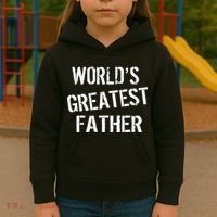World's Greatest father Kids Hoodie thumb 3