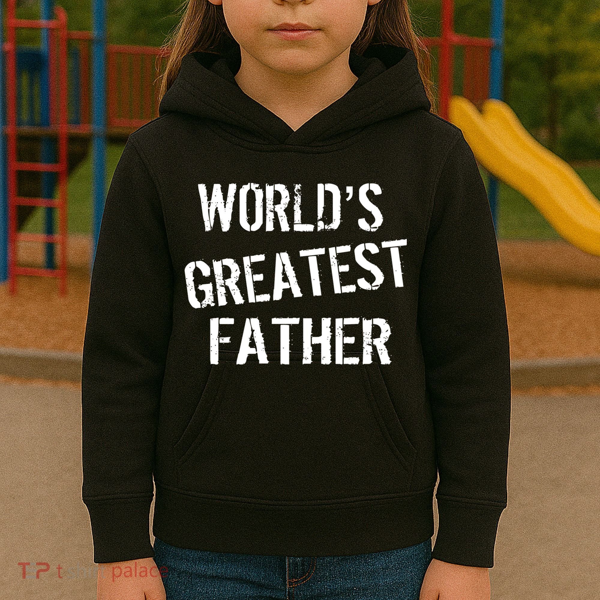 World's Greatest father Kids Hoodie