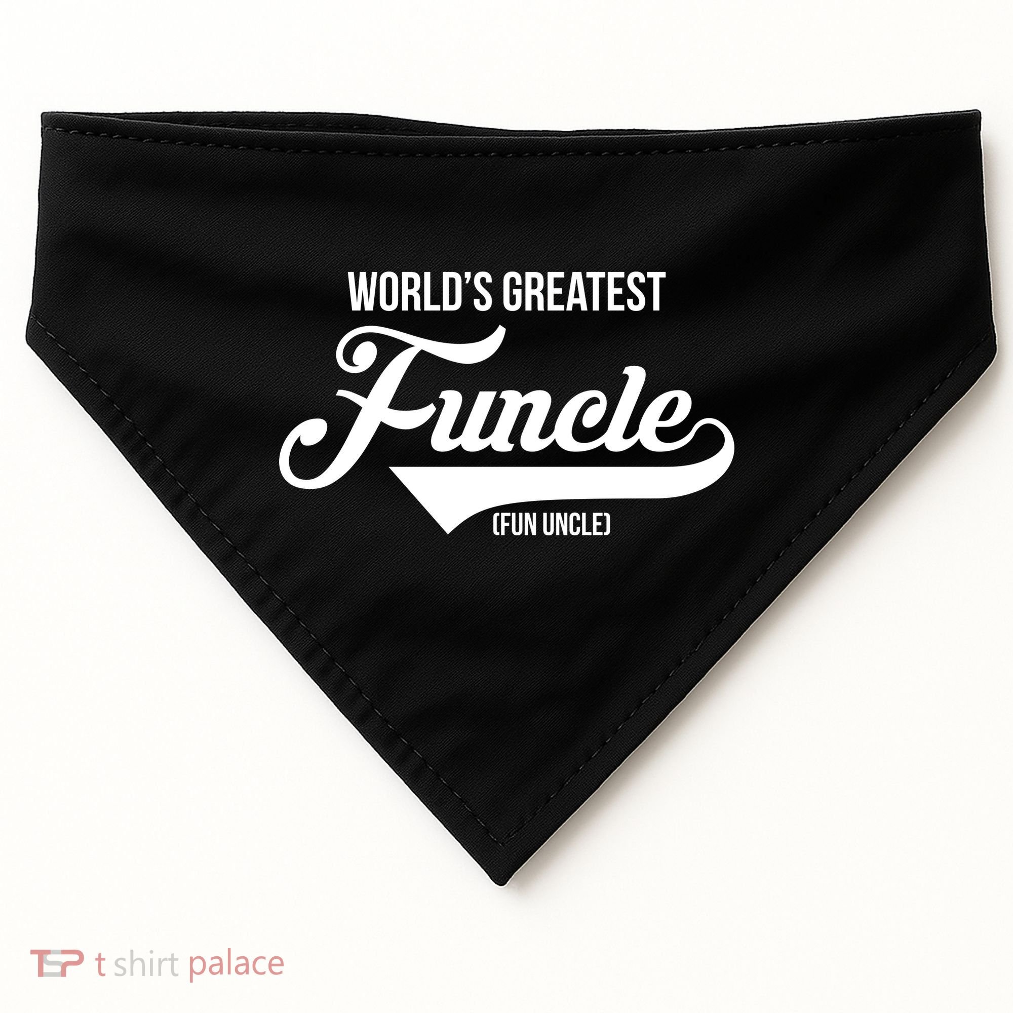 World's Greatest Funcle Fun Uncle USA-Made Doggie Bandana