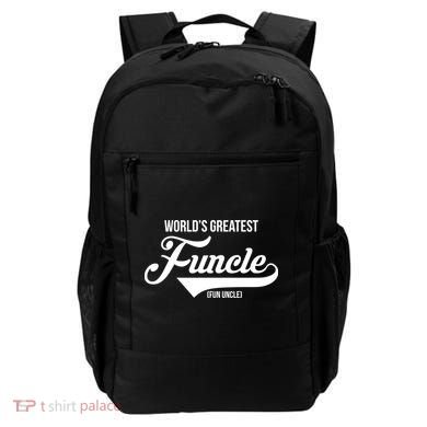World's Greatest Funcle Fun Uncle Backpack