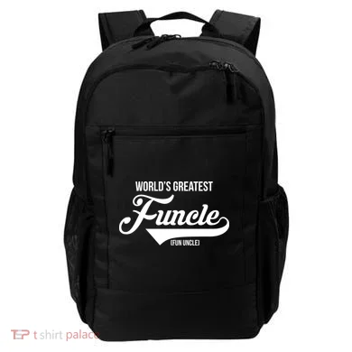 World's Greatest Funcle Fun Uncle Backpack