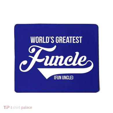 World's Greatest Funcle Fun Uncle Mousepad