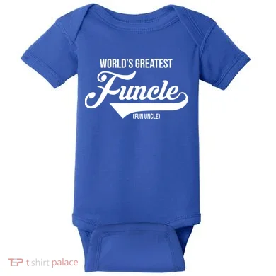 World's Greatest Funcle Fun Uncle Baby Bodysuit
