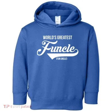World's Greatest Funcle Fun Uncle Toddler Hoodie