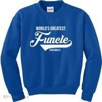 World's Greatest Funcle Fun Uncle Kids Sweatshirt thumb 0