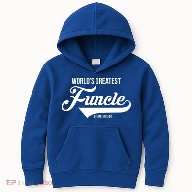 World's Greatest Funcle Fun Uncle Kids Hoodie