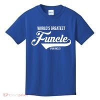 World's Greatest Funcle Fun Uncle Kids T-Shirt thumb 0