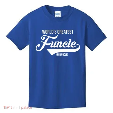 World's Greatest Funcle Fun Uncle Kids T-Shirt