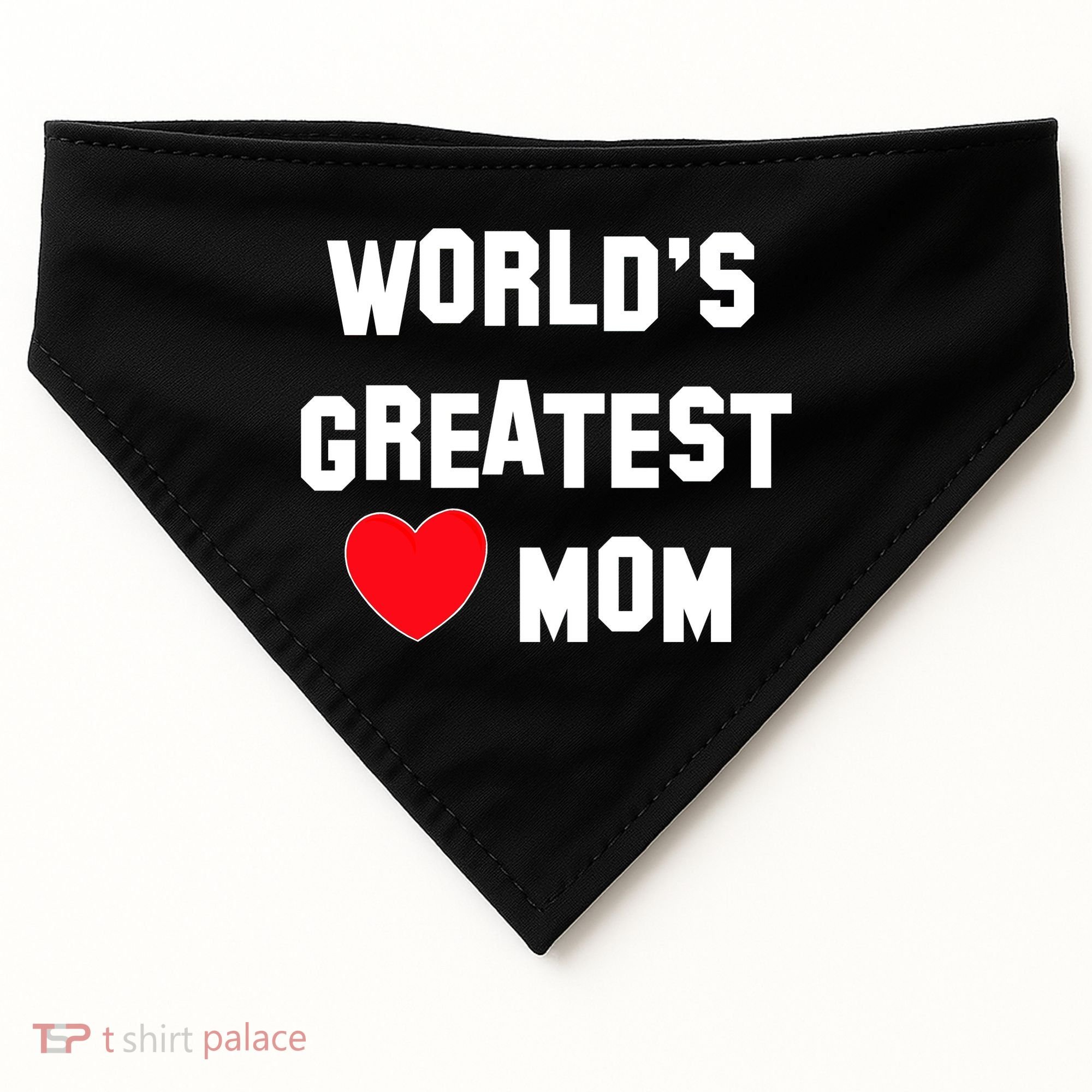 World's Greatest Mom USA-Made Doggie Bandana