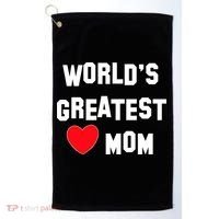 World's Greatest Mom Golf Towel thumb 0