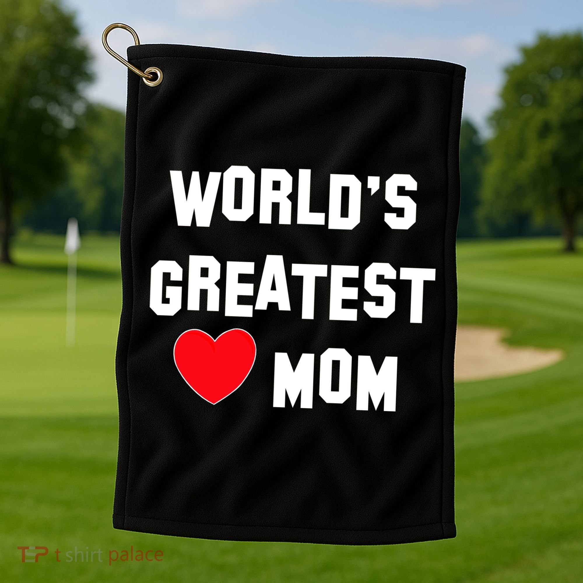 World's Greatest Mom Golf Towel