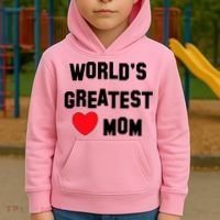 World's Greatest Mom Kids Hoodie thumb 2