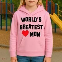 World's Greatest Mom Kids Hoodie thumb 3