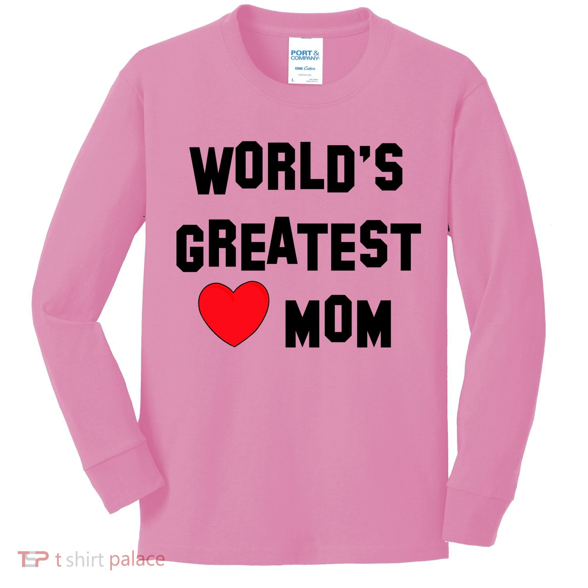 World's Greatest Mom Kids Long Sleeve Shirt