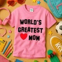 World's Greatest Mom Kids T-Shirt thumb 3