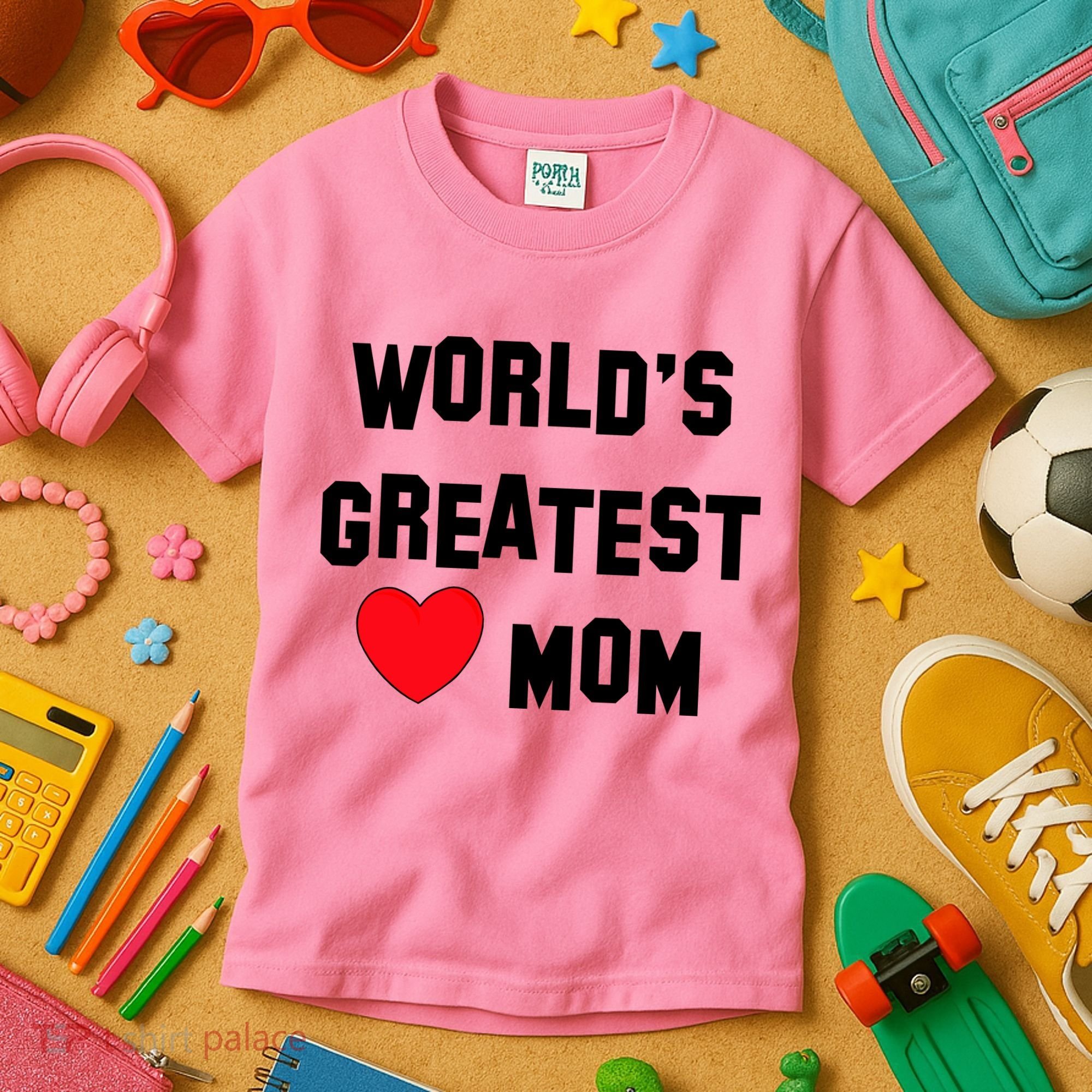 World's Greatest Mom Kids T-Shirt