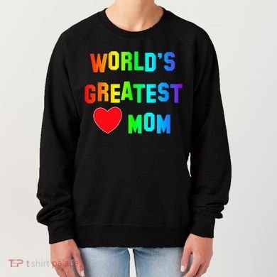World's Greatest Mom Rainbow Women's Sweatshirt