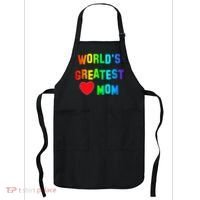 World's Greatest Mom Rainbow Apron thumb 0