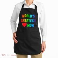 World's Greatest Mom Rainbow Apron thumb 2