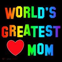 World's Greatest Mom Rainbow Backpack thumb 2