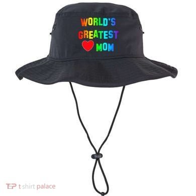 World's Greatest Mom Rainbow Bucket Hat