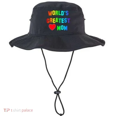 World's Greatest Mom Rainbow Bucket Hat
