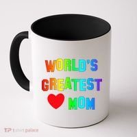 World's Greatest Mom Rainbow Coffee Mug thumb 0