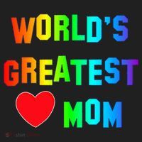 World's Greatest Mom Rainbow Beanie thumb 2