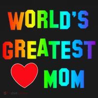 World's Greatest Mom Rainbow Polo thumb 3
