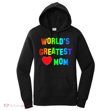 World's Greatest Mom Rainbow Women's Hoodie