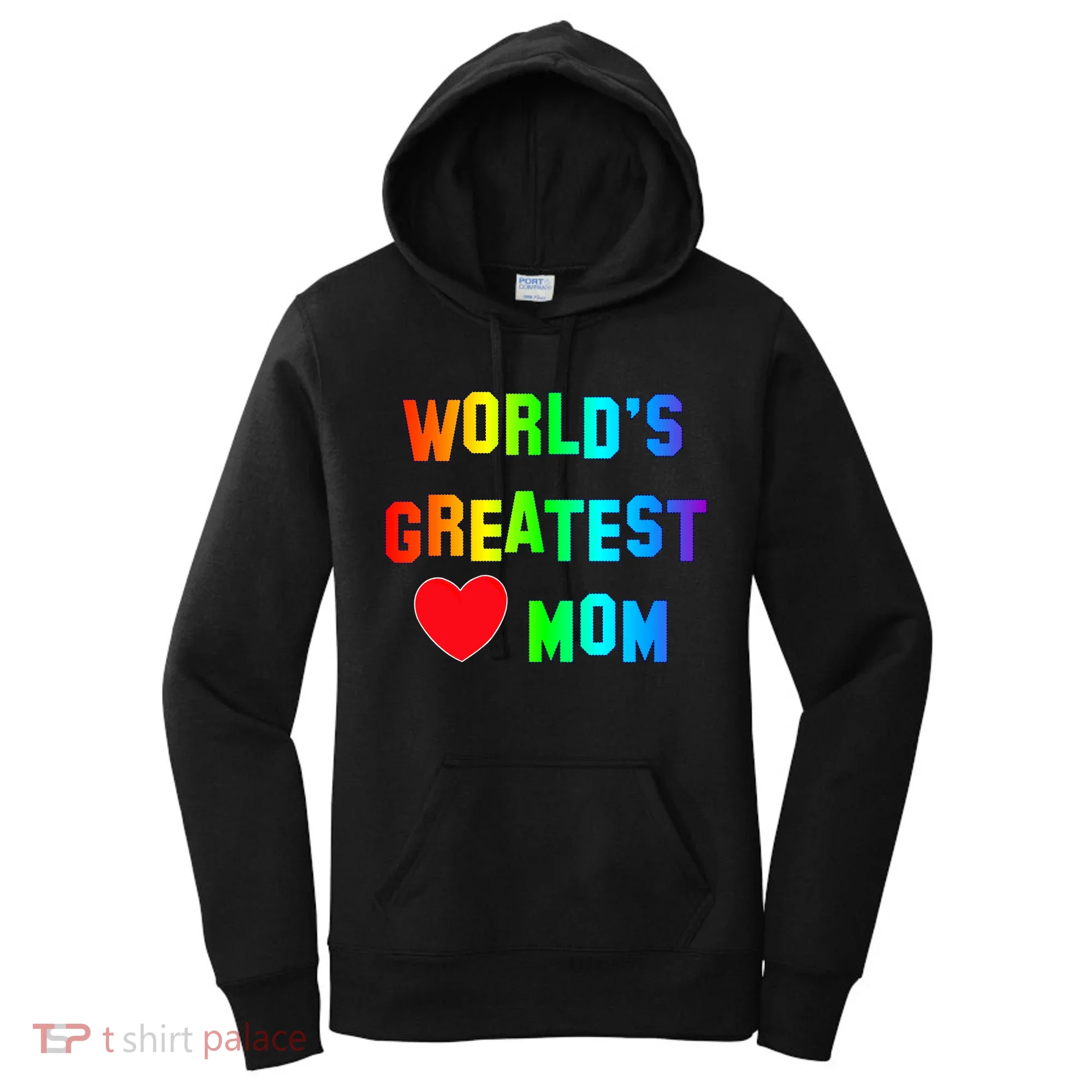 World's Greatest Mom Rainbow Women's Hoodie