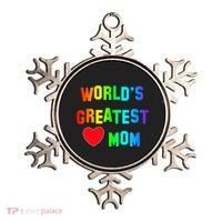 World's Greatest Mom Rainbow Ornament thumb 0