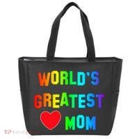 World's Greatest Mom Rainbow Tote Bag thumb 0