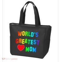 World's Greatest Mom Rainbow Tote Bag thumb 3