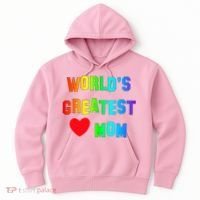 World's Greatest Mom Rainbow Hoodie thumb 0