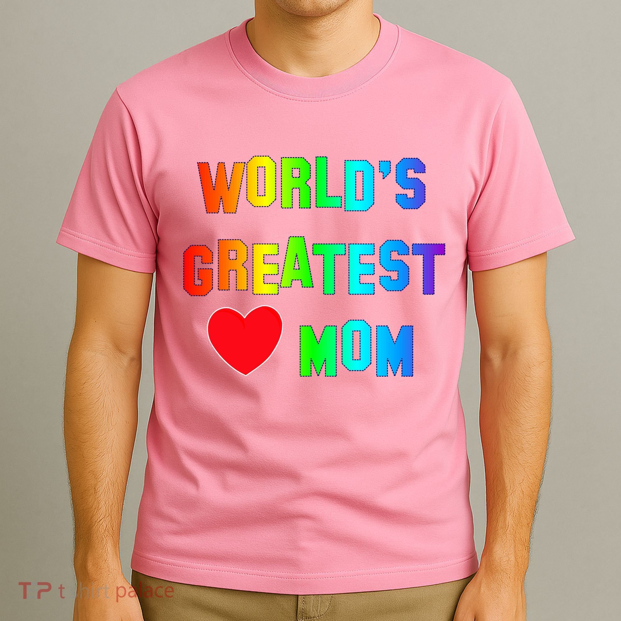 World's Greatest Mom Rainbow T-Shirt