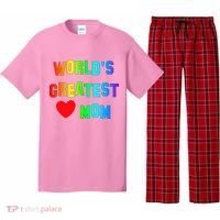World's Greatest Mom Rainbow Pajama Set thumb 0