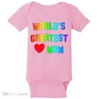World's Greatest Mom Rainbow Baby Bodysuit thumb 0