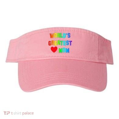 World's Greatest Mom Rainbow Visor