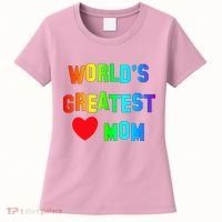 World's Greatest Mom Rainbow Women's T-Shirt thumb 0