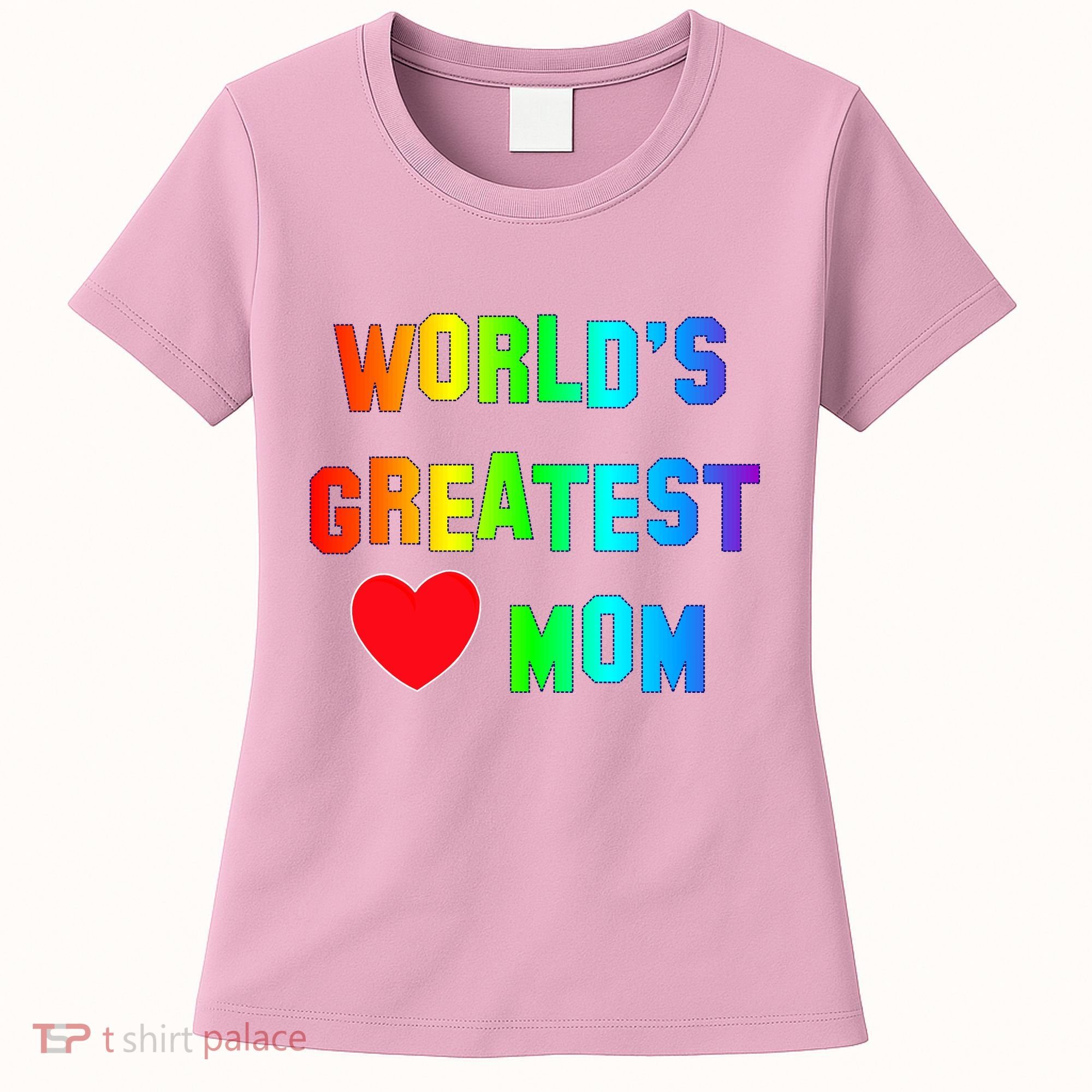 World's Greatest Mom Rainbow Women's T-Shirt