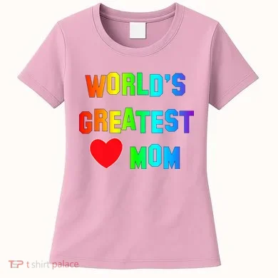 World's Greatest Mom Rainbow Women's T-Shirt