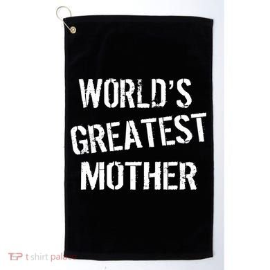 World's Greatest Mother Golf Towel