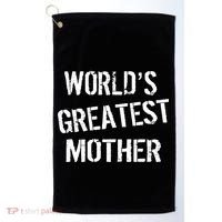 World's Greatest Mother Golf Towel thumb 0
