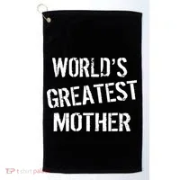 World's Greatest Mother Golf Towel thumb 0